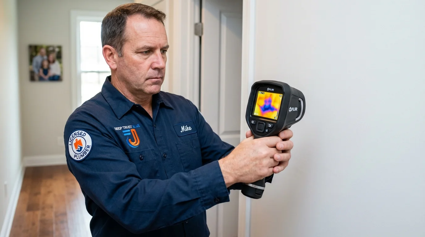 Thermal imaging leak detection by Johns Plumbing LLC in Fort Sumner